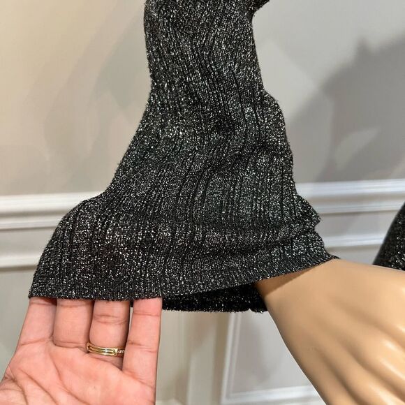 Keepsake The Label metallic knit sheath bodycon dress - Picture 7 of 8